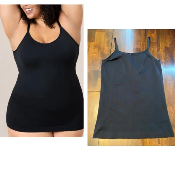 Shapermint Essentials All Day Every Day Scoop Neck Cami Black 3XL - Picture 1 of 8